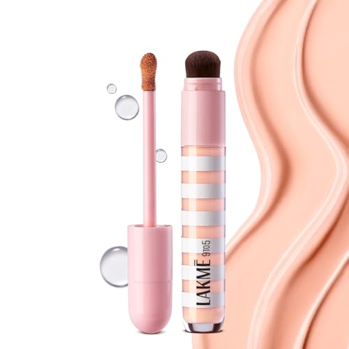 Image of Lakme 9to5 Hya Beach Edit Colour Correcting + Brightening Concealer, SPF 40, Light 1, 6ml