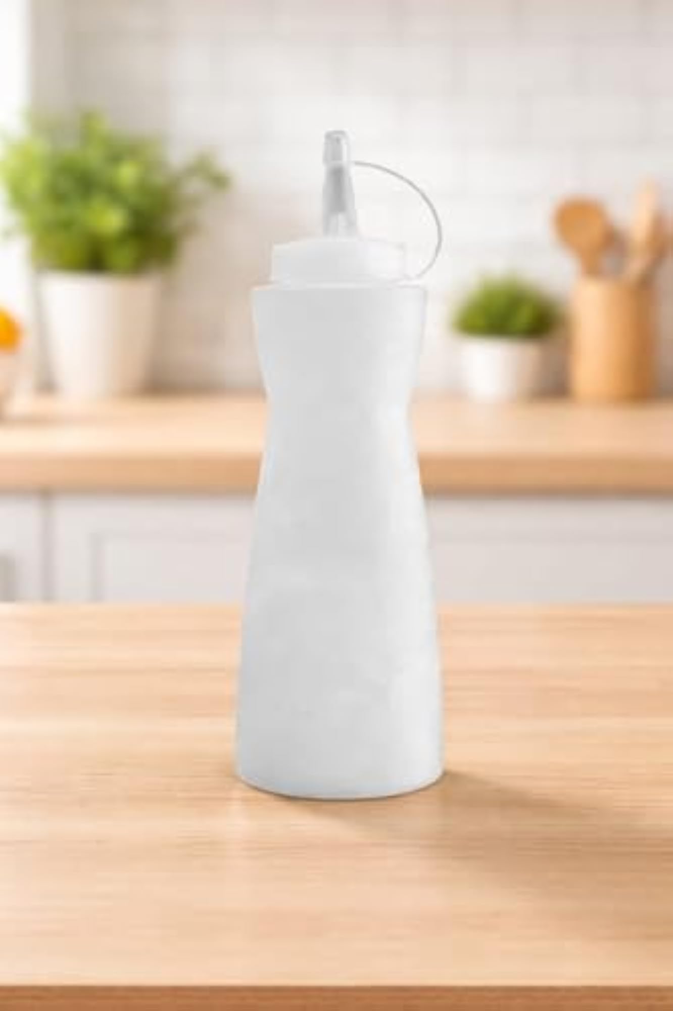 500 ML Plastic Squeeze Sauce Bottle with Nozzle Cap, Leak-Proof