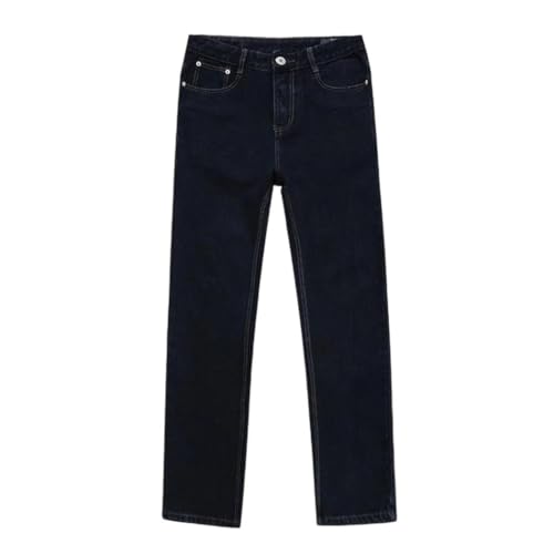 Men's Loose Jeans, Loose Straight-Leg, Casual Solid Color Y2K Wide-Leg Pants