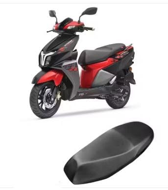 TVS NTORQ 125 Scooty Seat Cover, PU Leather, Black, Waterproof, Rope Provided, Ready to Fit, All Model Compatible-image-18
