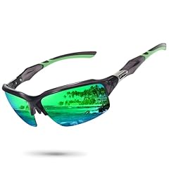 Bright Clear Gray Frame/Green Mirror Lens