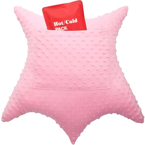 Almohada de histerectomía en Forma de Estrella para cirugía Abdominal con 2 Bolsillos, Almohadas de histerectomía imprescindibles, Regalo de recuperación después de la cirugía, estómago Abdominal