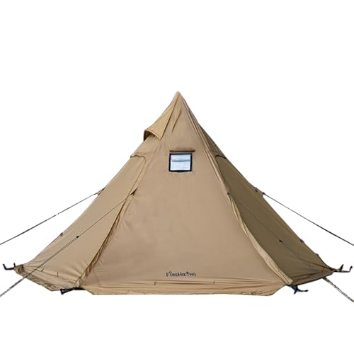 FireHiking Camping Hot Tent with Stove Jack 2-4 Person Teepee Tent for Backpacking Hunting