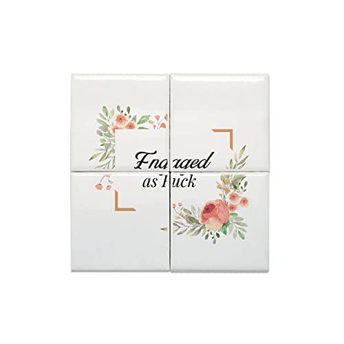 Carreaux Céramique Décoratif 20x20 cm Fabulous Mariage Cadre Floral