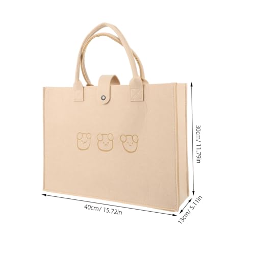 Tote Bag Large Capacity Shopping Pouch Utility Tote Camping Handbag Office Portable Handbag Eco-friendly2