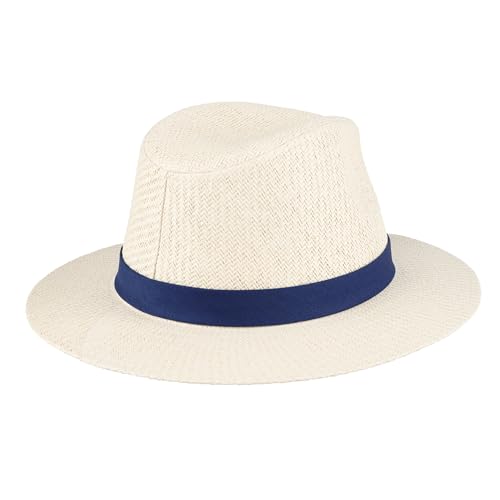 Dockers Men's Fedora with Kit-in Band
