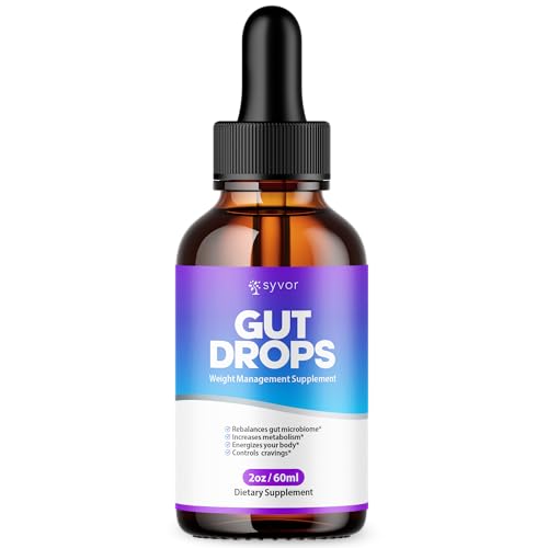 Gut Drops, Official Gut Drops Liquid Supplement Advanced All Natural Vitamin Formula, GutDrop Maximum Strength Biome Support for Health Energy and Wellness Support for Men and Women (30 Servings)