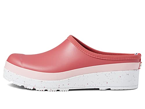 Hunter Play Speckle Sole Clog Shoes For Women - Synthetic Upper With Textile Lining, Slide Closure, And Outsoleglenmore Rose/Azalea Pink 8 M #TOP7