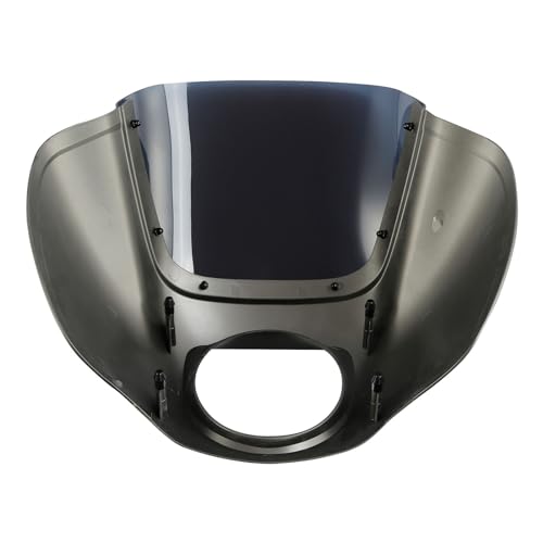 Image of Front Headlight Quarter Fairing Windshield Fit For Harley Softail Low Rider FXLR S FXLRS 2018-2025 Street Bob FXBB FXBBS 2018-2025 Softail Standard FXST 2020-2024 Industrial Gray