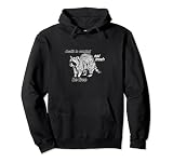 Eat Trash Be Free Raccoon Goth Horror Death Occult Punk Sudadera con Capucha