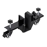 Tür-Montagewagen, 1 Packung Hebewagen für schwere Türen, mit 360-Grad-Drehung und rutschfesten Gummi-Pads für Bauunternehmer und Heimwerker (2 Stück)