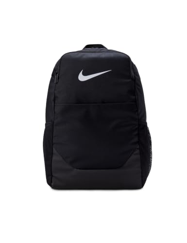 Nike Brasilia Backpack, Black/Black/White, MISC
