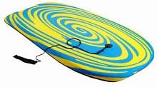 Body Board 33" Fiberclad Bodyboard - Durable Fiberclad Deck with Phuzion Core and Leash - Assorted colors and graphics.