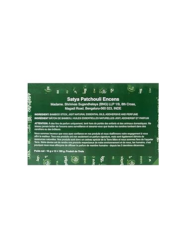Satya Räucherstäbchen Patchouli 12 x 15g