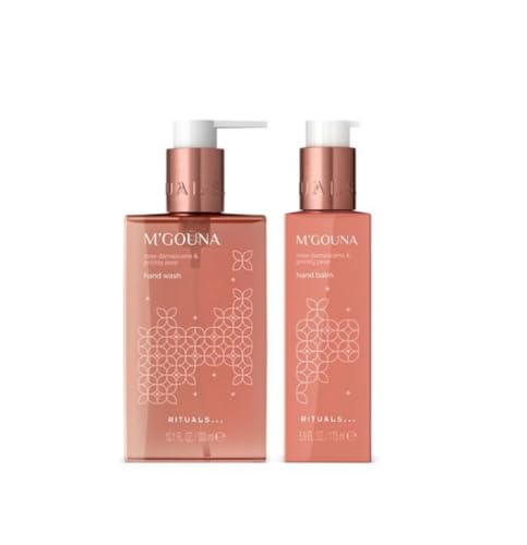 RITUALS M'Gouna Hand Wash Rose Damascena and chumbera 300ml Hand Balm 175ml Gift Set