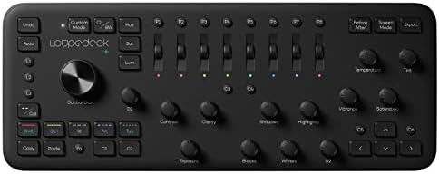 Loupedeck+ The Photo and Video Editing Console for Lightroom Classic, Premiere Pro, Final Cut Pro, Photoshop with Camera Raw, After Effects, Audition and Aurora HDR