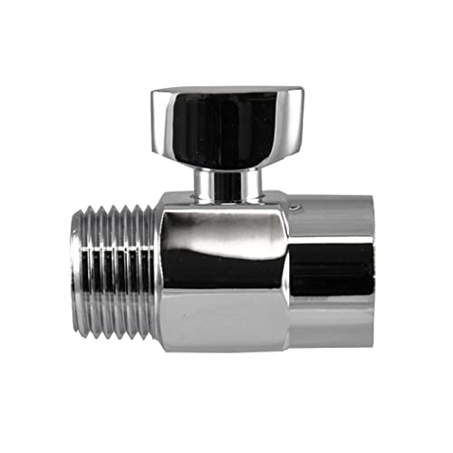 DANCO Shower Volume Control Shut-Off Valve, Chrome, 1.6 inch, 1-Pack (89171) - Thumbnail 5