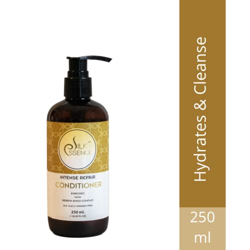 Image of Intense Repair Keratin Shampoo & Conditioner for Men & Women (250ml) / Pack of 2 / Enriched with Keratin Amino Complex /Hair Smoothening /Silicone & Paraben Free /Hair Care Kit
