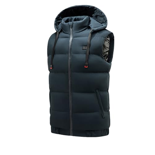 Veste sans manches chauffante pour ski, moto et camping d'hiver