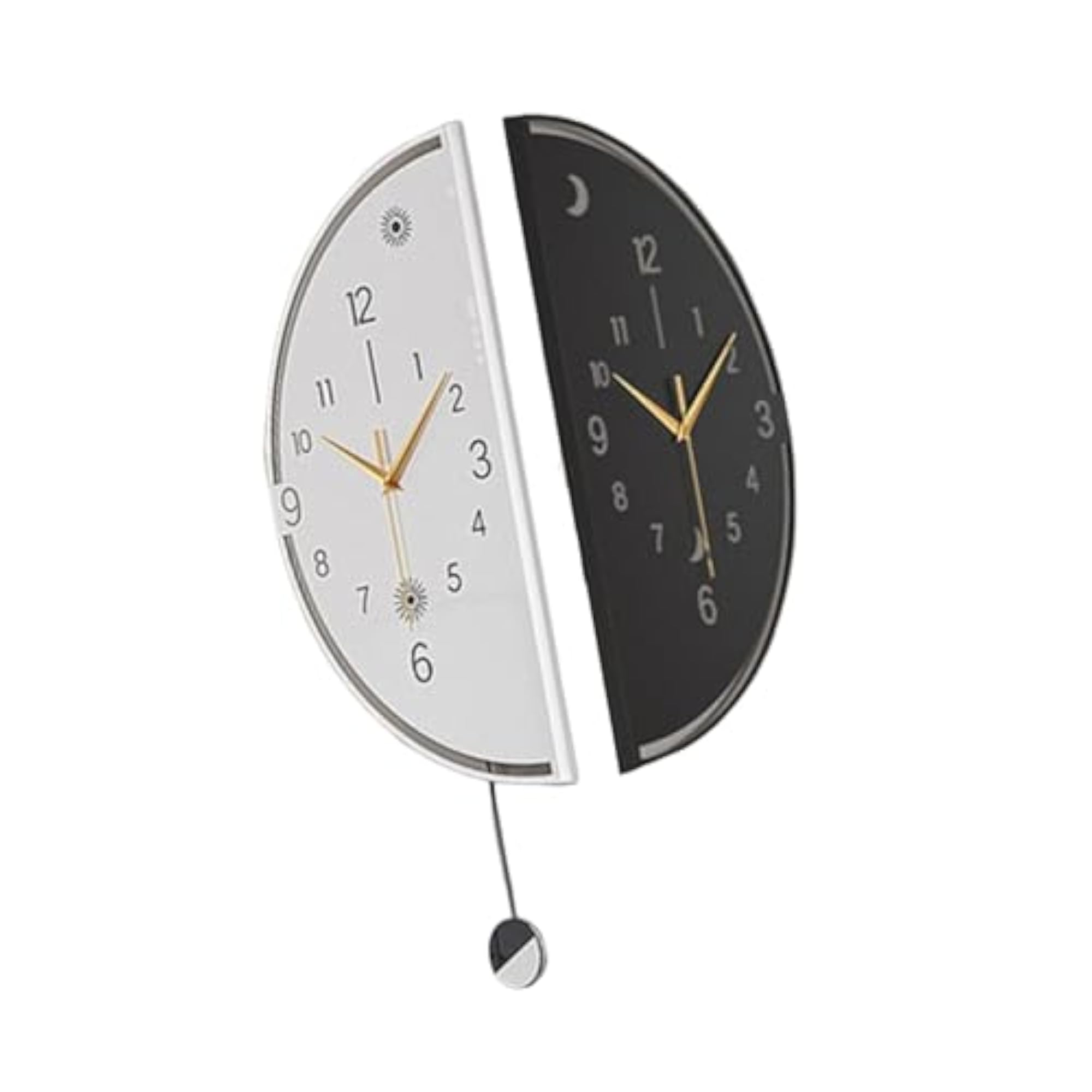 Double Sided Corner Wall Clock Decorative Clock for Office