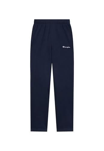 Champion Pantaloni Uomo con Orlo Dritto e Interno Garzato, Icons, 221803 (IT, Testo, XL, Regular, Regular, Blue)