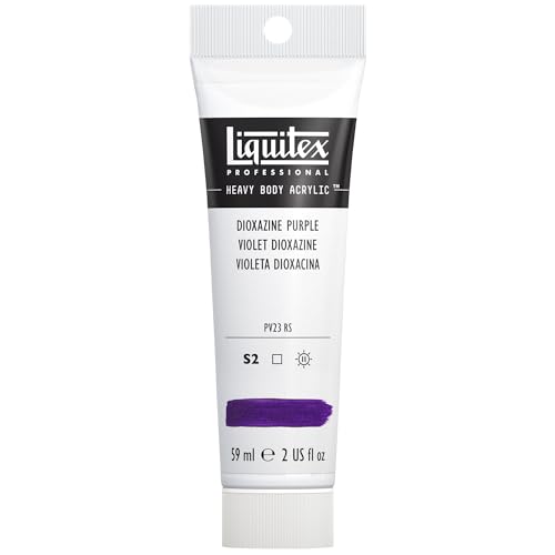 Image of Liquitex Professional Heavy Body Acrylic Paint 2-oz tube, Dioxazine Purple
