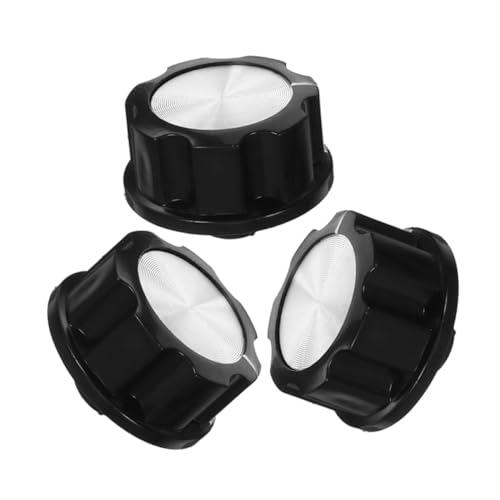 IWOWHERO 3 Piezas Perillas Negras Mecánicas para Freidora de Aire y Olla Presión Control Duradero Fácil de Instalar para Cocina y Horno