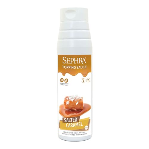 Sephra Topping/Dessert Sauce - 2.2lb Squeezy Bottle (Salted Caramel)