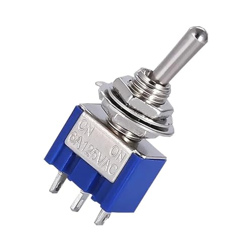 Interruptor de palanca MTS-202 de 6A y 125V para proyectos de electrónica 3
