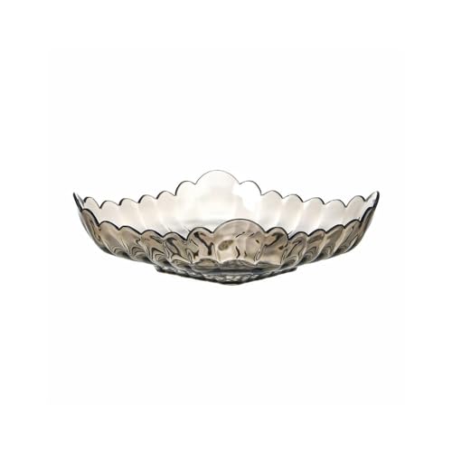 GLigeT Cesta de Frutas Plato de Fruta, Plato Decorativo Cuadrado, Plato de Fruta for el hogar, Cocina, Hotel, Restaurante, Plato de Aperitivos, Plato de Caramelo Tazón de Frutas(Bruin)