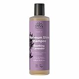 Urtekram Shampoo - Soothing Lavender - Maximum Shine - 250 ml, Vegan, Biologisch, Natürlichen Ursprungs