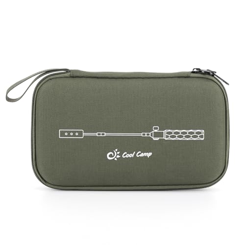 ARVALOLET Bolsa de almacenamiento rígida para camping y barbacoas, Verde militar, Mittelgroße