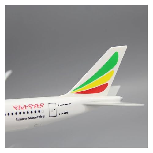 Modelo de avión A350-900 etíope 1/200 juguete de metal fundido para exhibición 5