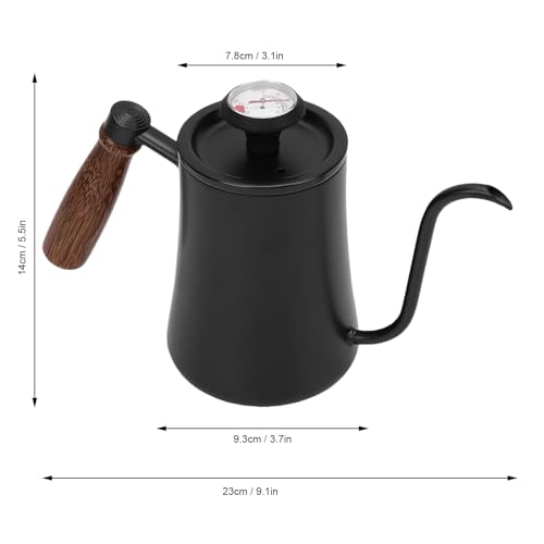 Tetera Gooseneck 500ML con Termómetro Acero Inox miniatura 5