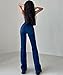 Glkaend Denim Jumpsuit for Women Sexy Slim Fit Zipper Sleeveless V-Neck High Waist Fashion Jean Pants Rompers,Blue,L