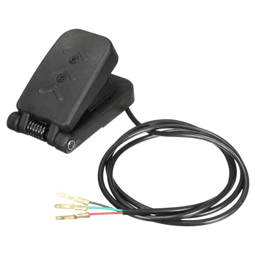 Pedal de freno de control del acelerador – Pedales de freno de vehículo de kart de 350 g, acelerador de bicicleta eléctrica, pedales de pie de bicicleta, pedal de control de velocidad para kart