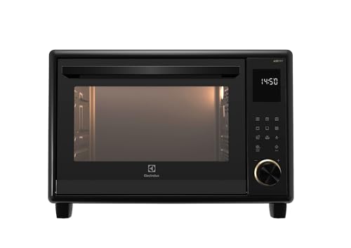 Electrolux UltimateTaste 700 EOT4022XFDG - Freestanding Digital Electric Oven 40L capacity 2250W 4-in-1 (toast bake grill and rotisserie) 11 programs AirFry 40C-230C temp control black