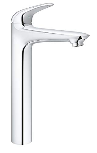 GROHE Wave - Einhand- Waschtischarmatur (wassersparend, langlebige Oberfläche, Einlochmontage), chrom, 23585001