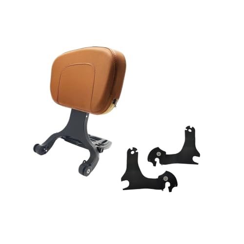 Coussin de dossier moto haut de gamme à fixation rapide pour Street Glide 2009-2023