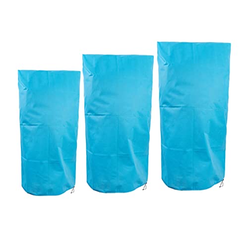 Julyue Lot de 3 housses de protection contre le gel pour plantes, arbres, arbustes avec cordon de serrage, épaisseur améliorée pour l'hiver - 60 x 80 cm Cover
