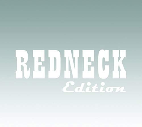 Miniatura 1 de RDW Redneck Edition - Adhesivo troquelado para camión de campo diésel 39 x 12in color blanco