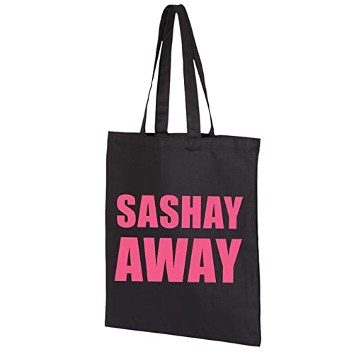Vagile Sashay Away! Tote Bag - RuPauls Drag Race Queen trans LGBT gay pride Reusable, Black,One Size