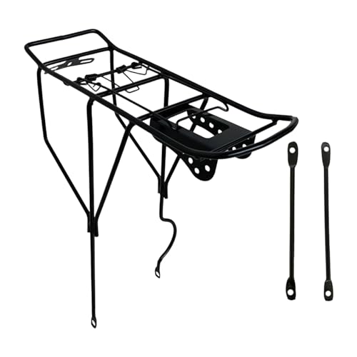 kowaku Rear Bike Rack Easy Installation Metal Travel Heavy Duty for 26 inch Bikes Adults Lightweight Bike Cargo Rack, Large Holes