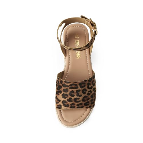 Image of DREAM PAIRS Women's Platform Espadrilles Casual Ankle Strap Wedge Sandals Comfortable Dressy Summer Shoes