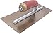MARSHALLTOWN PermaShape Finishing Trowel, 12 x 5 Inch Broken-In Golden Stainless Steel Concrete Tool, Made in the USA, PB7GSD