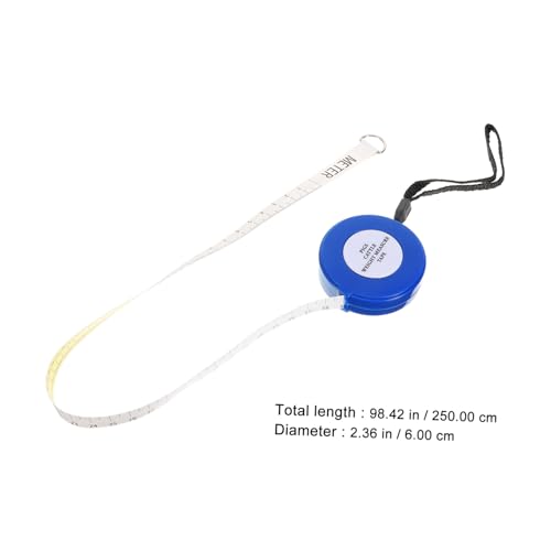 Cinta métrica para animales y ganado, portátil, azul miniatura 2