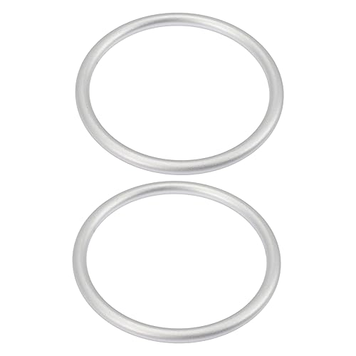 HEMOTON 2piezas Correa De Anillo De Aluminio Anillo Portabebés Tipo Fular Portabebés Envolvente Color Plata Para Actividades