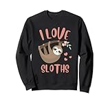 Photo Gallery i love sloths carino animale divertente retro amanti del bradipo felpa Photo Gallery i love sloths carino animale divertente retro amanti del bradipo felpa