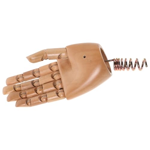 Tofficu - Tofficu Bewegliche Gelenkhand aus Holz Flexible Mannequinfigur zum Skizzieren Handmodell für Zeichnung und Malerei Holzhand mit Flexiblen Fingern