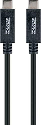 Câble de synchronisation type C SCHWAIGER cordon USB-C de 1 mètre multi-appareil